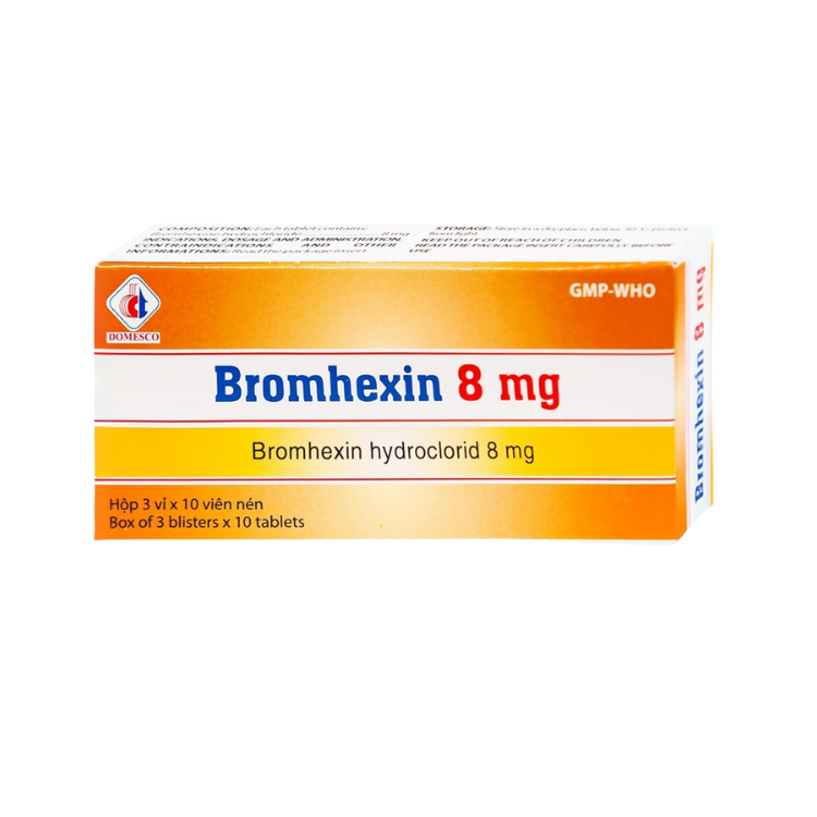 Bromhexin 8mg Domesco (H/30v)