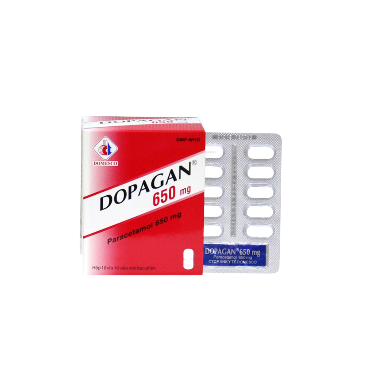 Dopagan 650mg Domesco H/100V