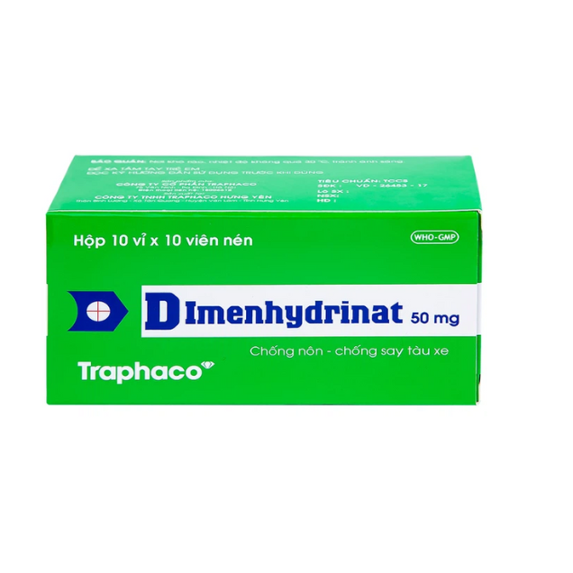 Dimenhydrinat 50mg Traphaco (H/100V)