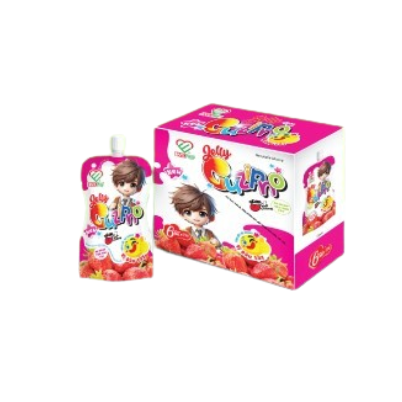 Thạch Jelly Cuzipno ăn ngon vị Dâu tây (H/6 gói)
