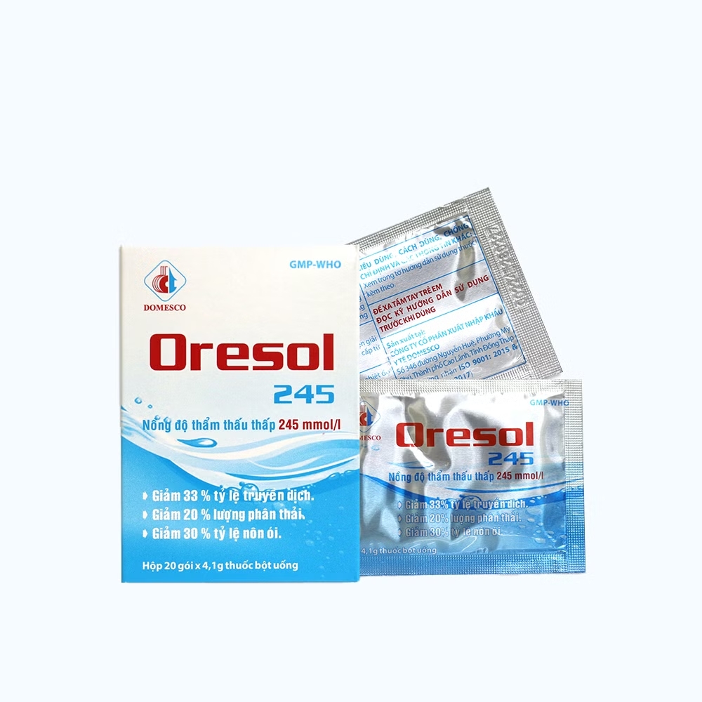 Oresol 245 Domesco (H/20 gói)