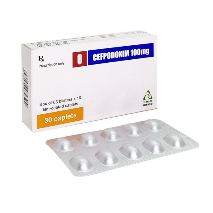 Cefpodoxim 100mg TV.Pharm (H/30V)
