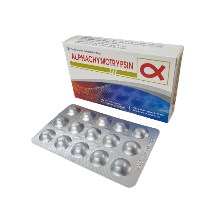 Alphachymotrypsin Minh Hải (H/30v)