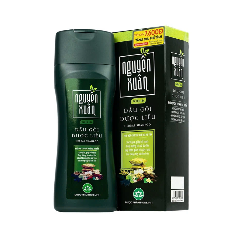 Dầu Gội Nguyên Xuân Xanh Lá Hoa Linh (C/250ML)