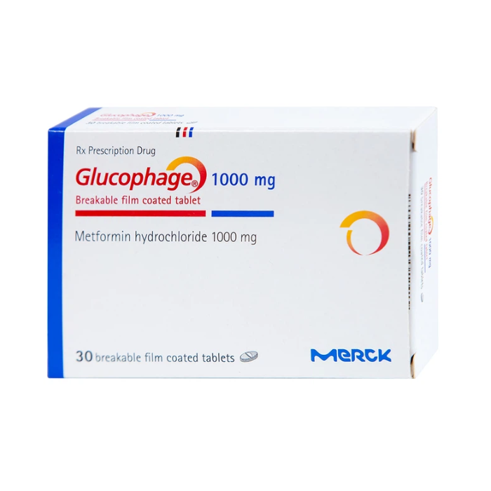 Glucophage 1000mg Merck (H/30V)