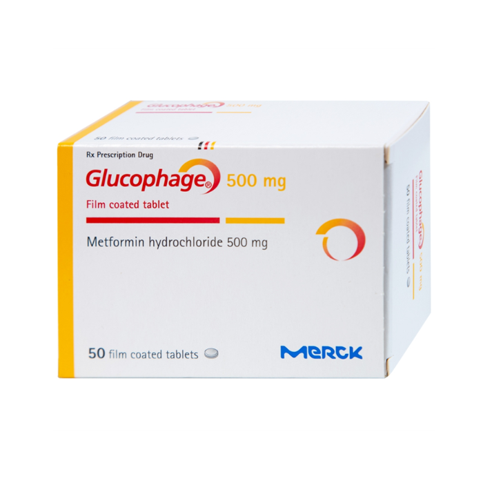 Glucophage 500mg Merck (H/50V)