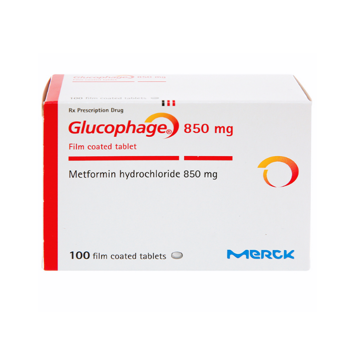Glucophage 850mg Merck (H/100V)