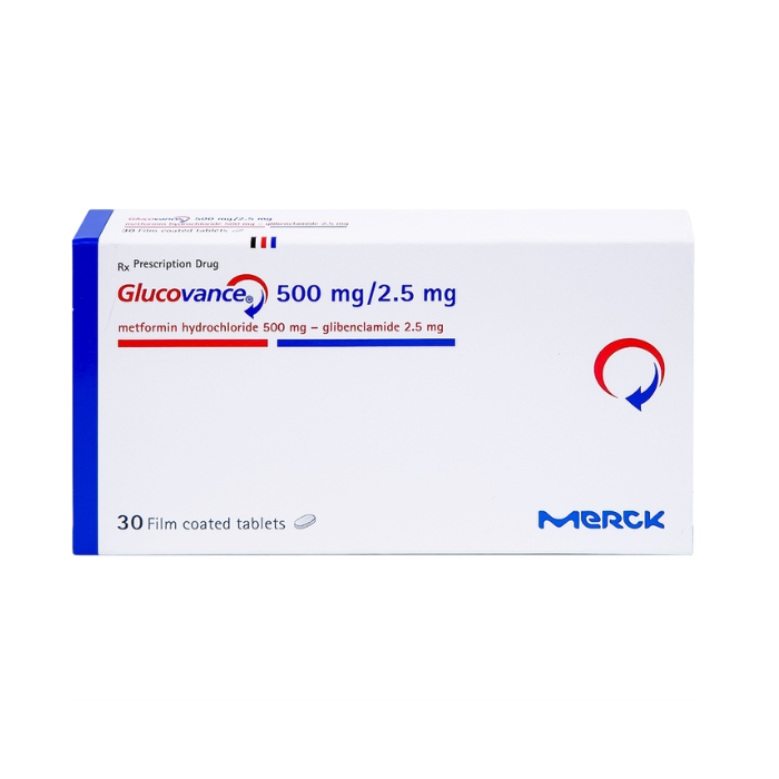 Glucovance 500mg/2.5mg Merck (H/30V)
