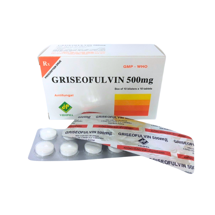 Griseofulvin 500mg Vidipha (H/100V)