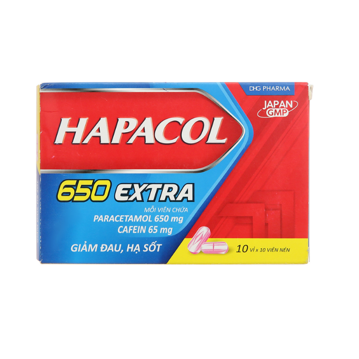 Hapacol 650mg Extra DHG (H/100V)