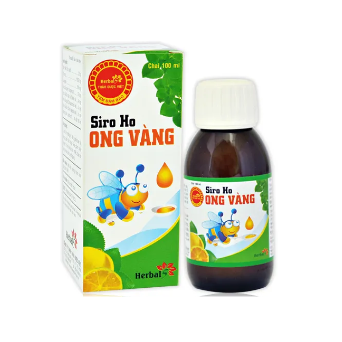 Siro Ho Ong Vàng Herbal (C/100ML)