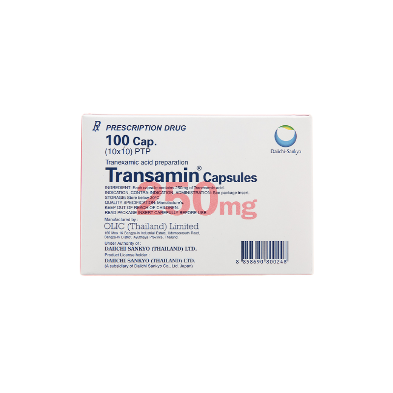 Transamin Capsules 250mg (H/100V)