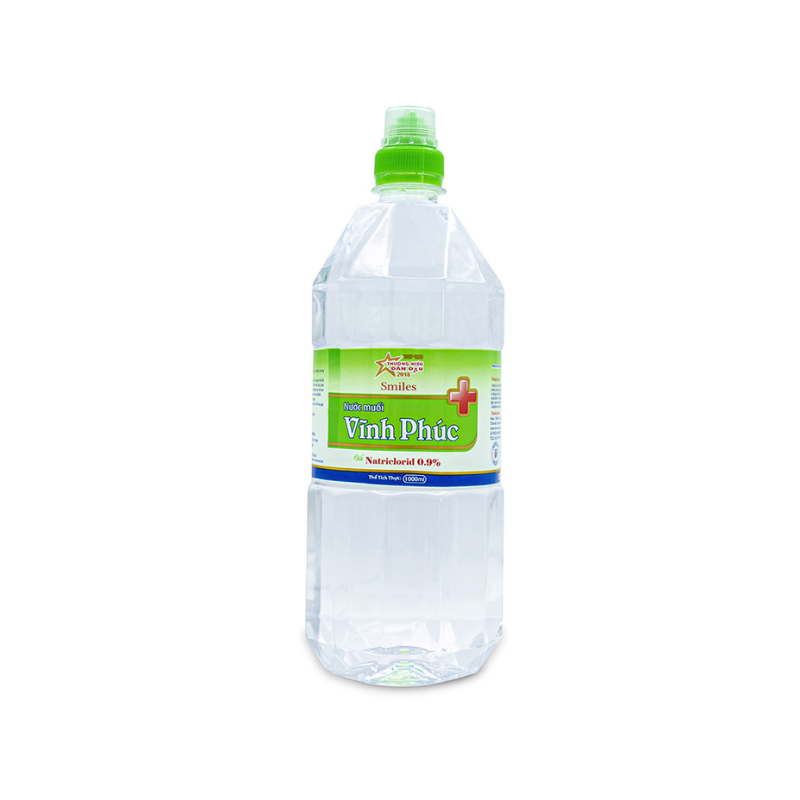 Nước muối sinh lý Vĩnh Phúc 1000ml