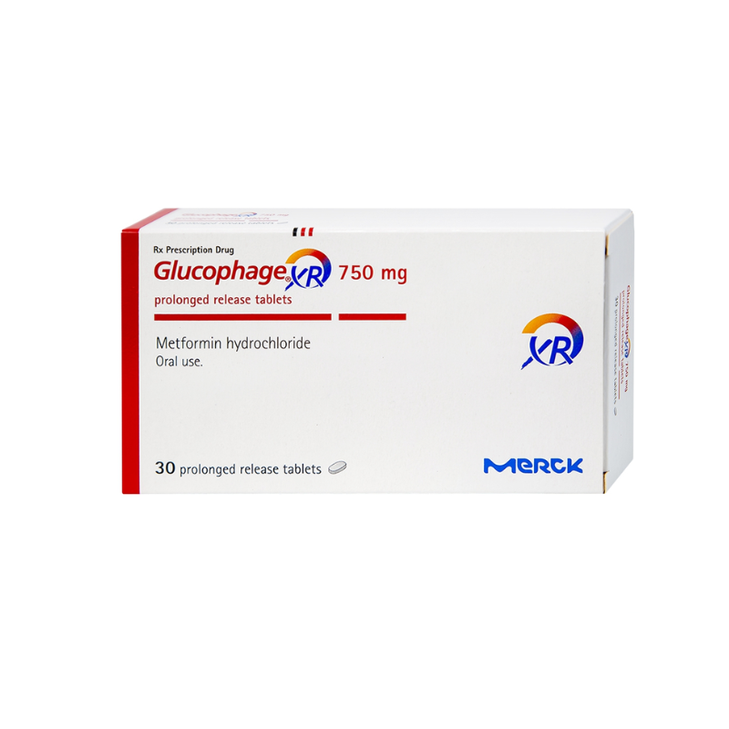 Glucophage XR 750mg Merck (H/30V)