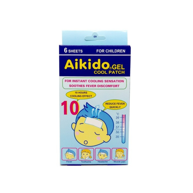Miếng Dán Hạ Sốt Aikido Gel Cool Patch Tatra (H/6M)