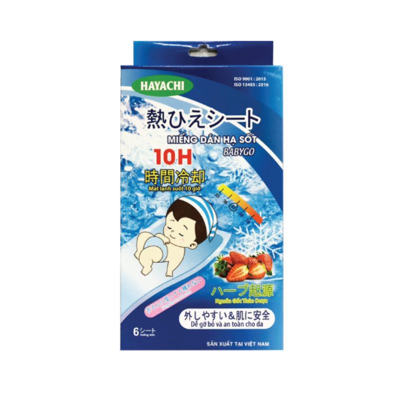 Miếng Dán Hạ Sốt Hayachi (H/6M)