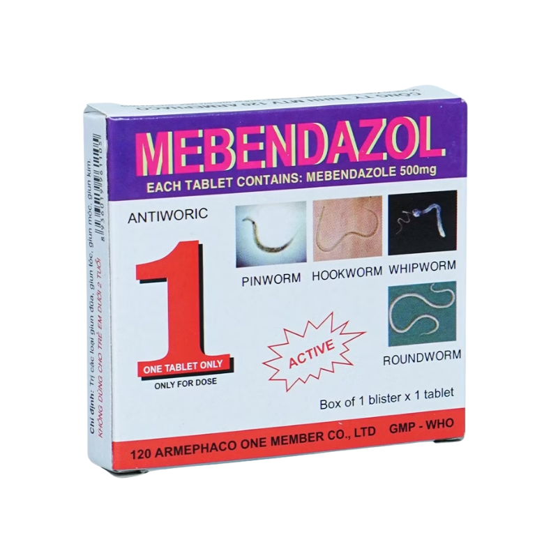 Mebendazol 500mg Armepharco (H/1v)