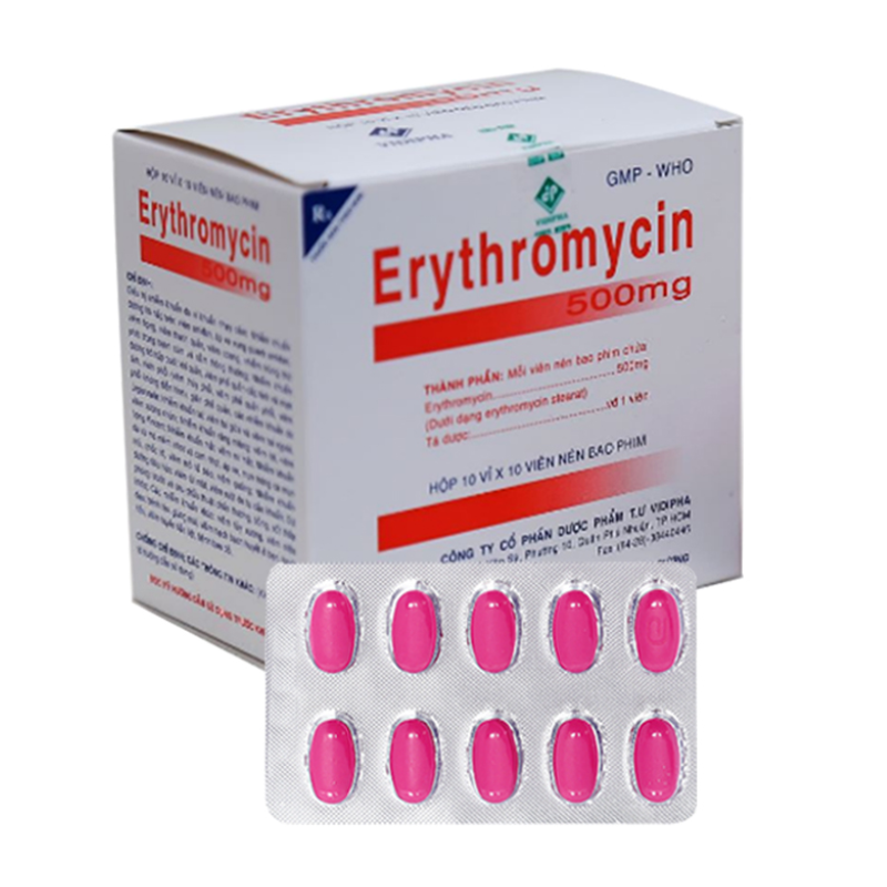 Erythromycin 500 Vidipha (H/100V)