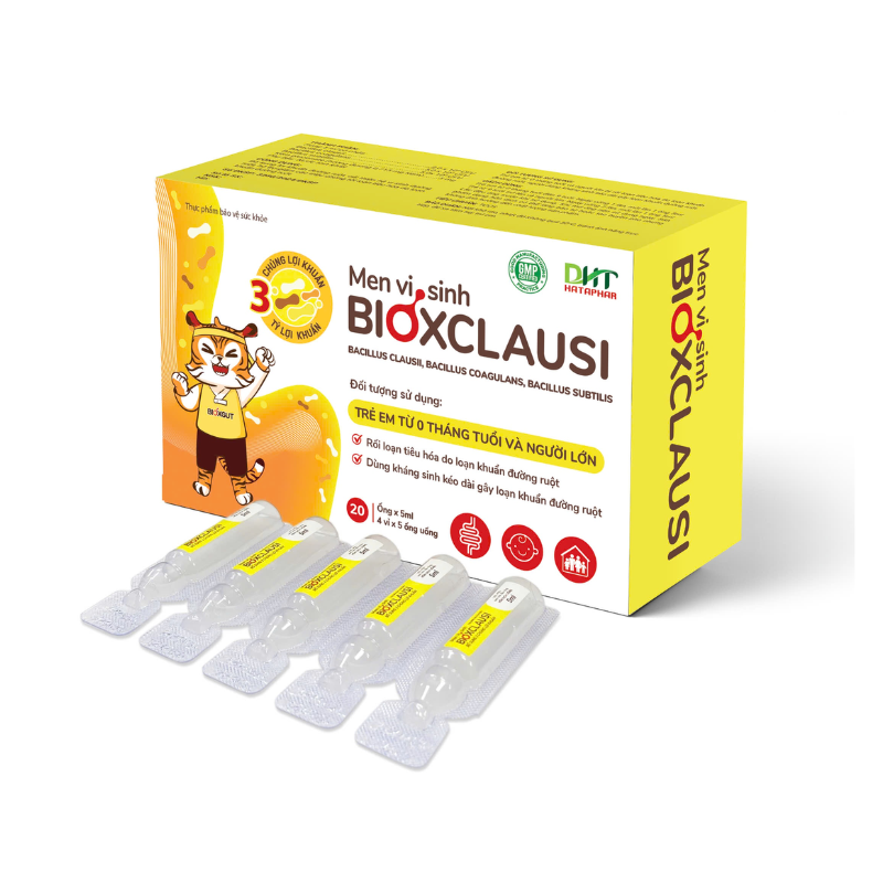 Men vi sinh Bioxclausi Hataphar (H/20 ống)