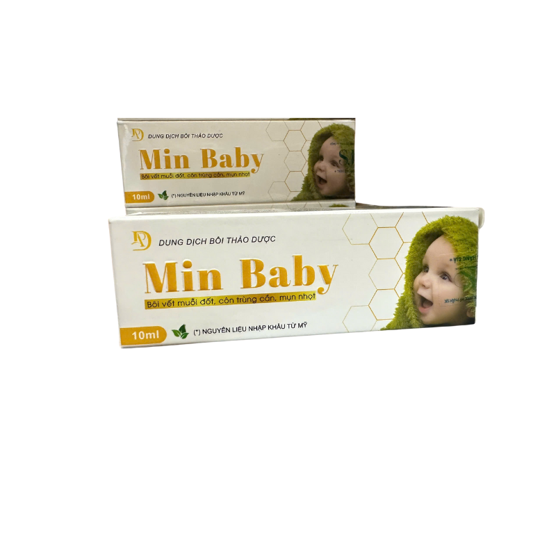Dung Dịch Bôi Thảo Dược Min Baby (C/10ml)