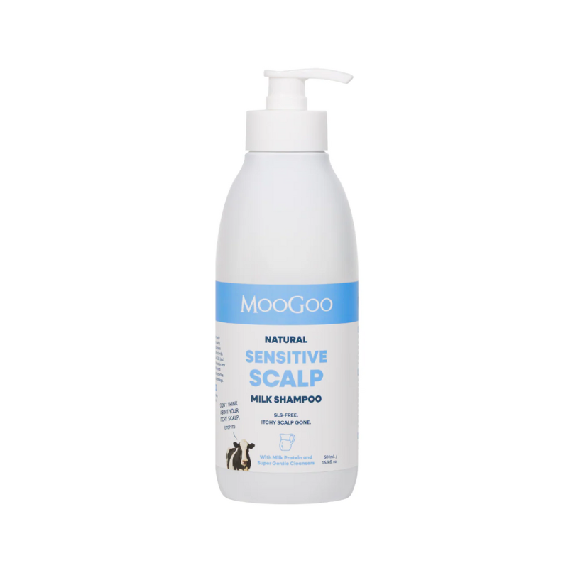 Dầu gội MooGoo Natural Sensitive Scalp Milk Shampoo 500ml