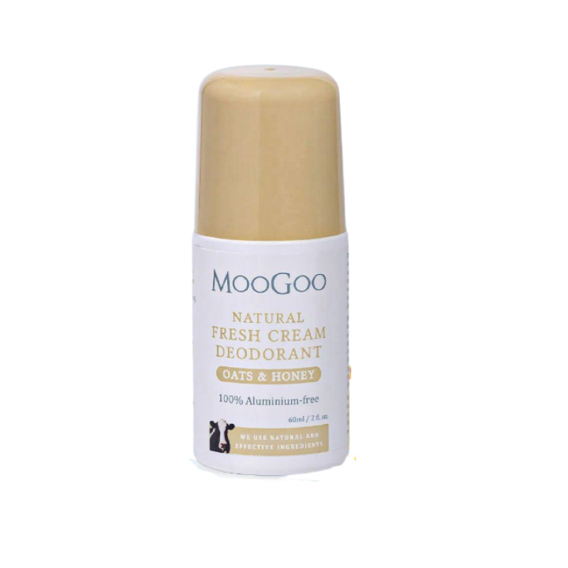 Lăn nách khử mùi tự nhiên yến mạch và mật ong Moogoo 60ml