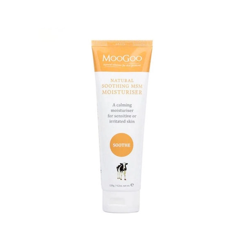 Kem dưỡng ẩm hạnh nhân làm dịu da MSM Moogoo 120g