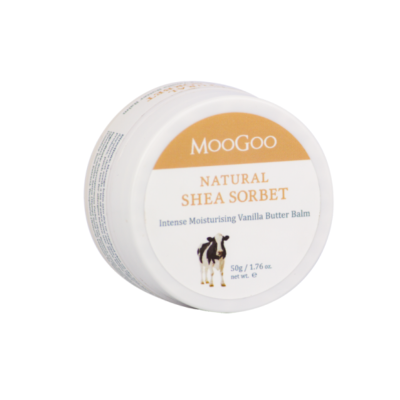 Sáp Dưỡng Bơ hạt mỡ chống rạn, nứt nẻ Hương vani Moogoo 50g