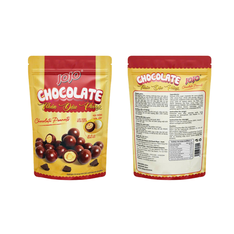 Chocolate nhân đậu phộng JoJo 35gr