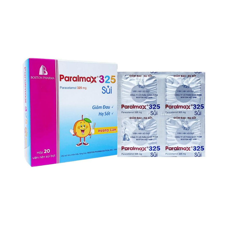 Paralmax 325 sủi hương cam Boston (H/20v)