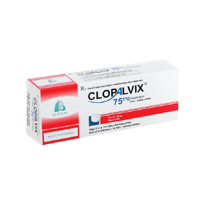 Clopalvix 75mg Clopidogrel Boston (H/70v)