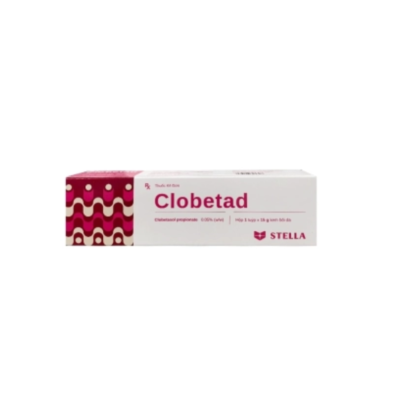 Clobetad Clobetasol 0,05% Stella (Tuýp 15gr)