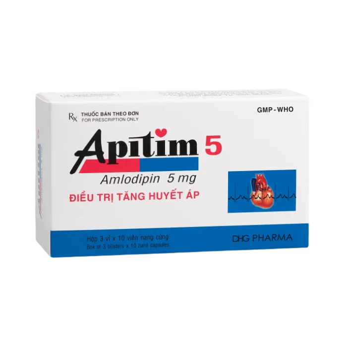 Apitim Amlodipin 5mg DHG (H/30V)