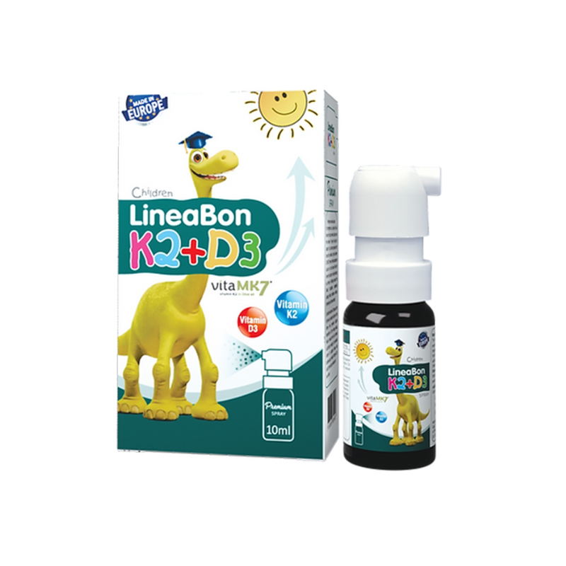 Dung dịch xịt Vitamin D3 K2 Lineabon Ergo Pharma (C/10ML)