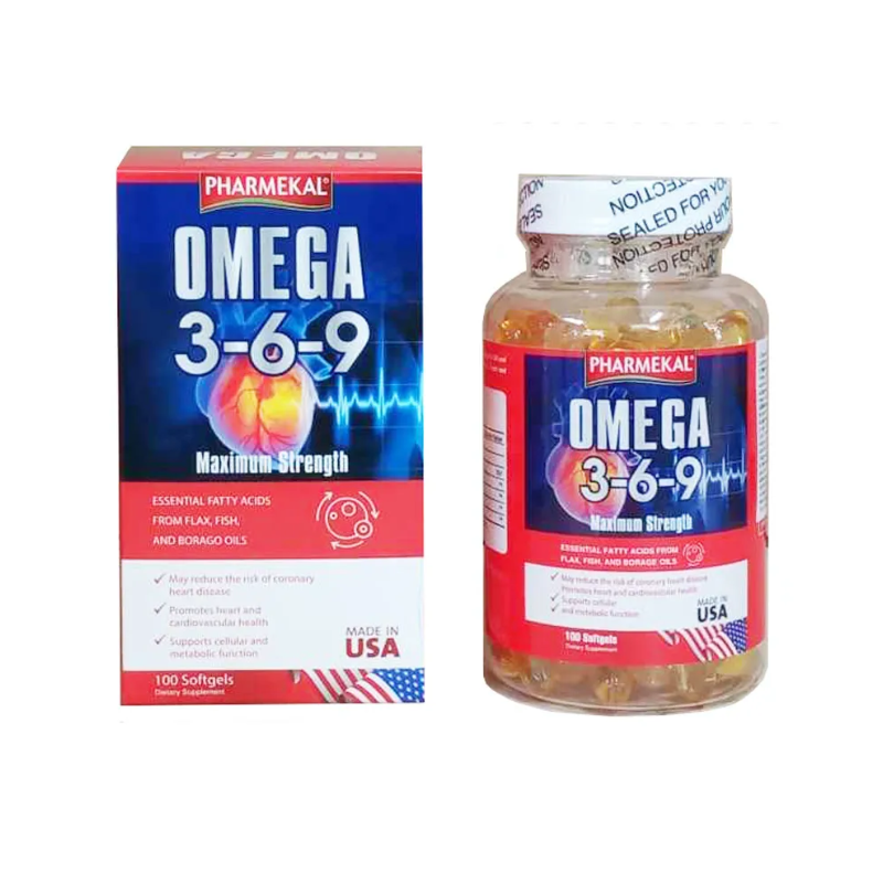 Omega 369 Maximum Strength Pharmekal (H/100v)