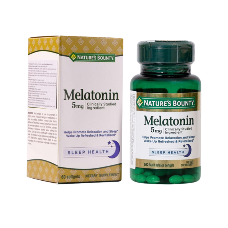 Melatonin 5mg Nature's Bounty (H/60v)