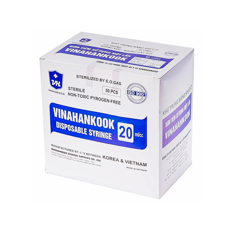 Bơm tiêm 20cc Vinahankook (H/50c)