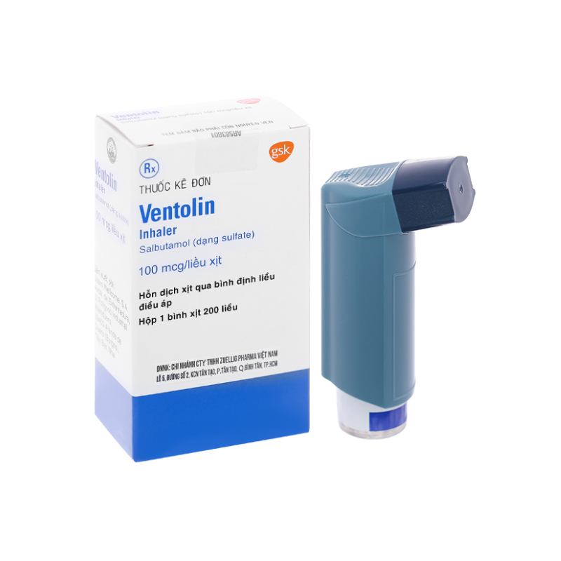 Ventolin Inhaler GSK (C/100mcg)