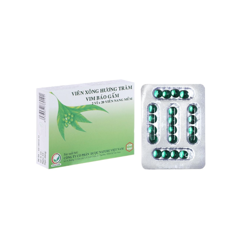Viên Xông Hương Tràm Vim Báo Gấm (H/40v)