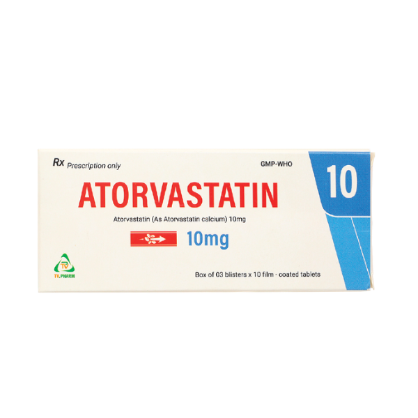 Atorvastatin 10mg TV.Pharm (H/30V)