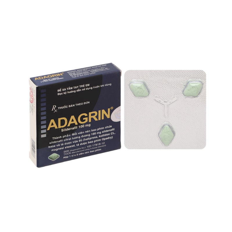 Adagrin 100mg Sidenafil (H/3V)