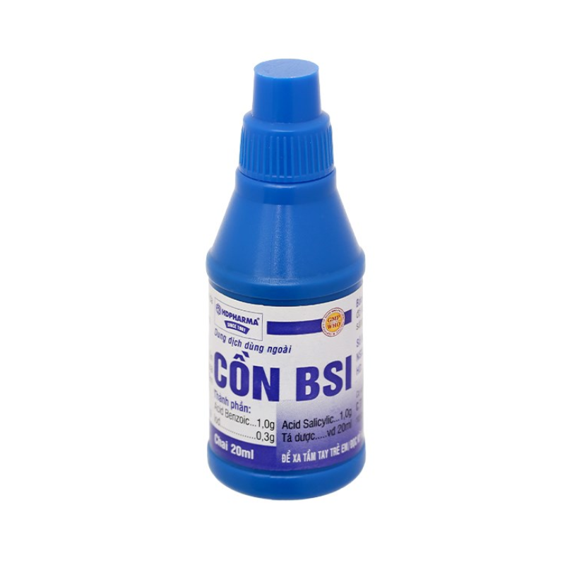 Cồn BSI HD Pharma (Lốc 10 chai 20ml)