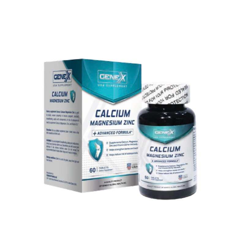 Calcium Magnesium ZinC GENEXX (H/60v)