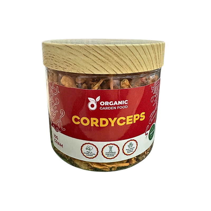 Nấm Đông trùng hạ thảo Organic Garden Food (Hộp 100gr)