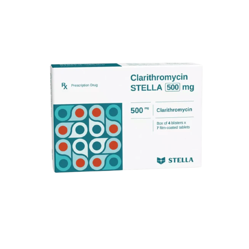 Clarithromycin 500mg STELLA (H/28V)