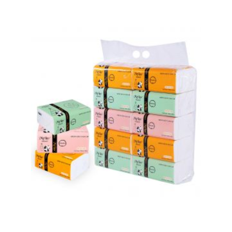Khăn giấy rút gấu trúc ̣Mylan (10 gói/lốc)