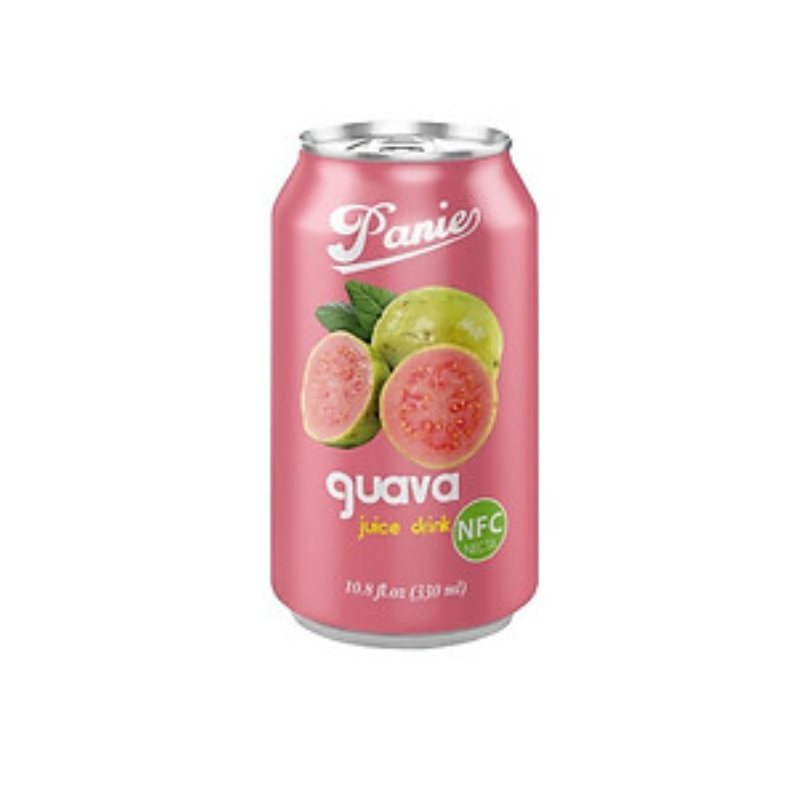 Nước ép trái cây Panie vị Ổi (Lon 330ml)