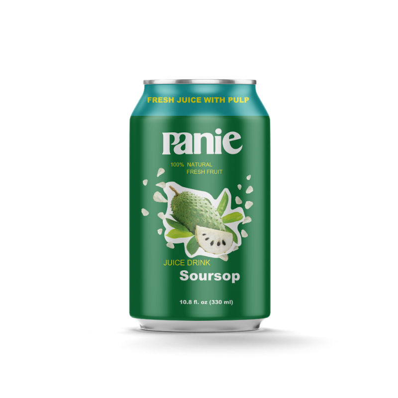 Nước ép trái cây Panie vị Mãng Cầu (Lon 330ml)