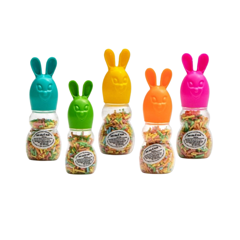 Kẹo Cốm Canxi Thỏ Apco (Bịch 10 chai)