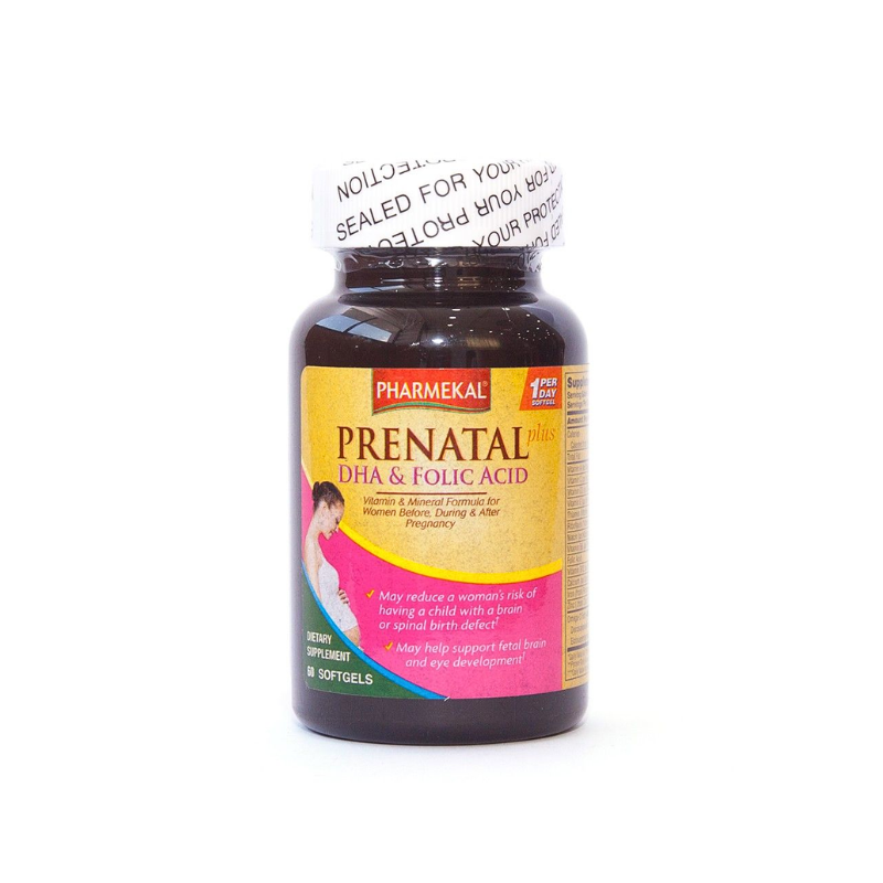 Prenatal DHA & Folic Acid Pharmekal (Lọ 30v)
